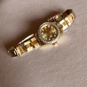 Rolex datejust 18k gold diamonds NFS